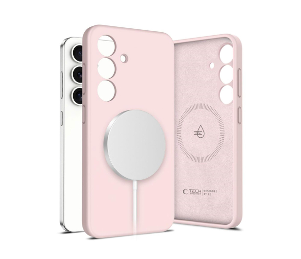 TECH-PROTECT Liquid Silicone Magsafe do Samsung Galaxy S25 Pink Pearl 5906302322169 - 1311933 - zdjęcie
